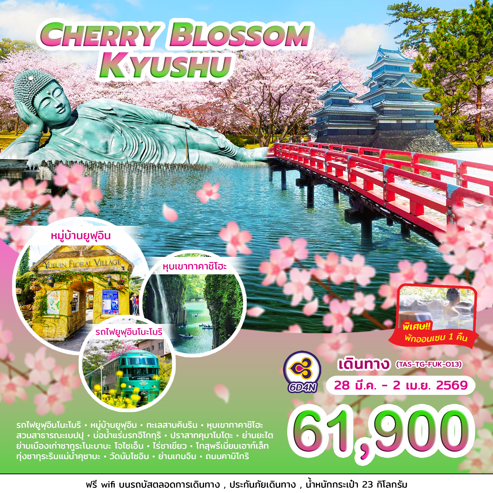 CHERRY BLOSSOM KYUSHU (6D4N)